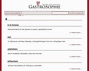 Gastrosophisches Online-Glossar